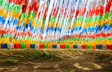 经 幡--摄于西藏